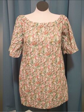 H&M Off-Shoulder Floral A-line Mini Dress